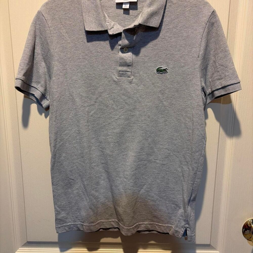 Lacoste Men's Grey Polo-shirts